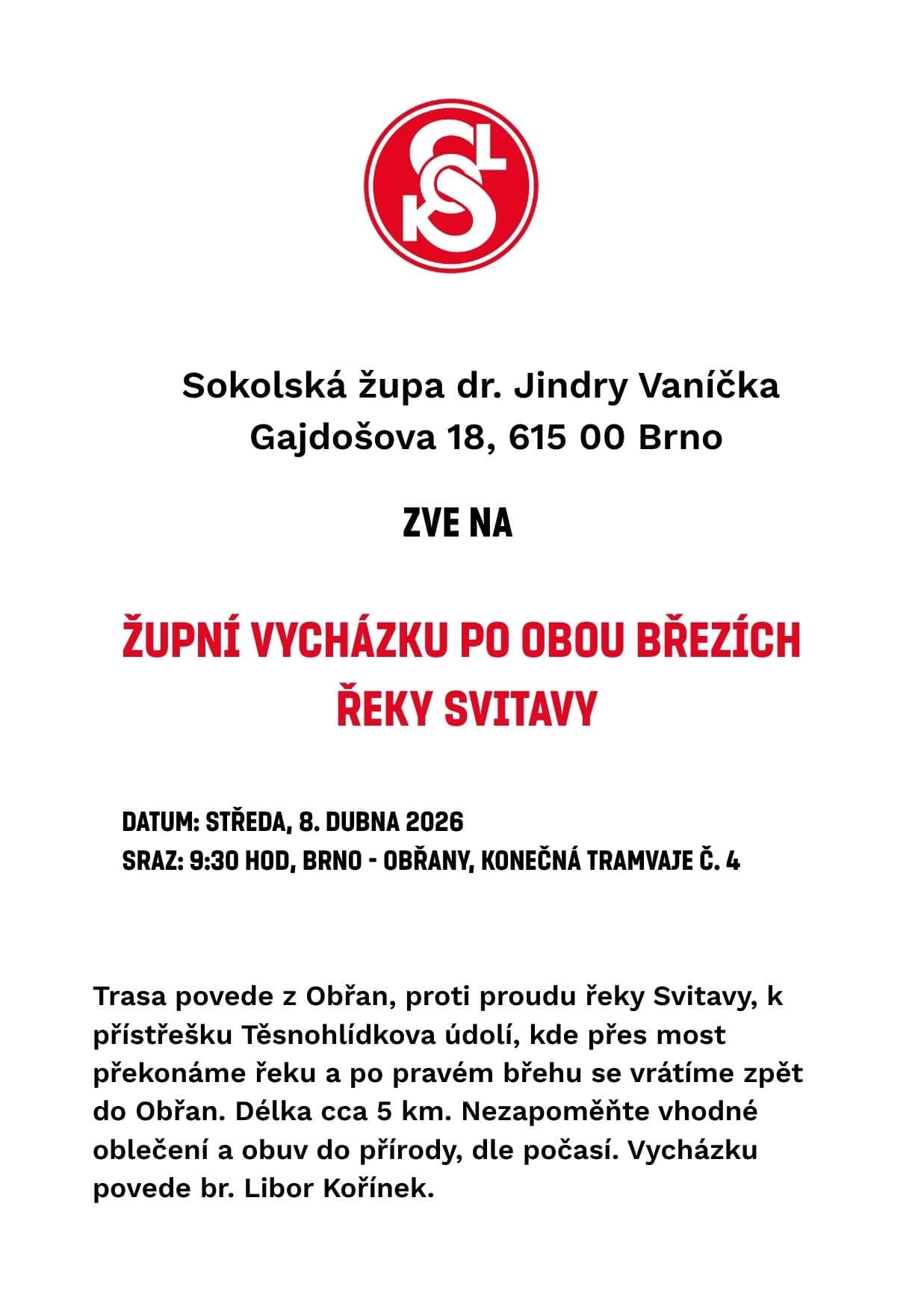župní vycházka