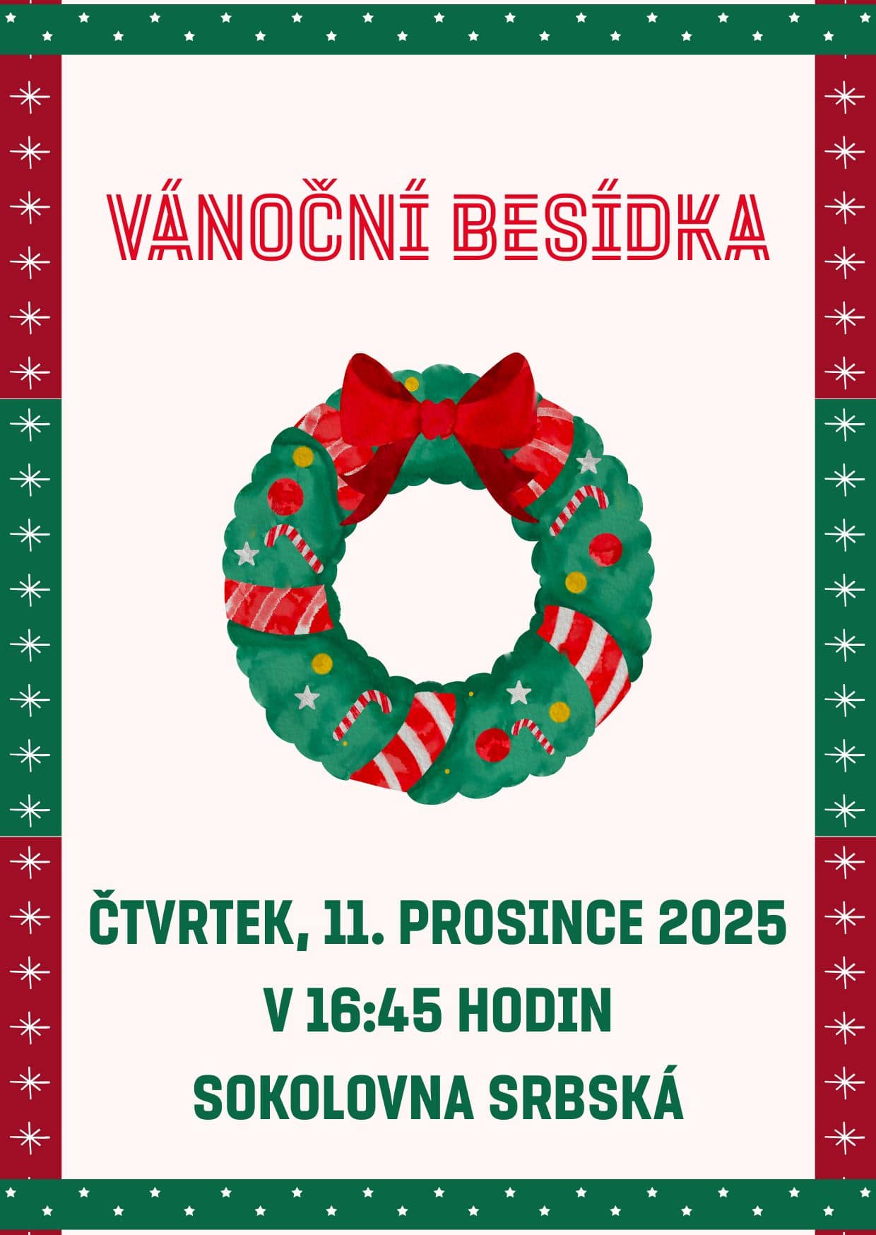 pozvánka besídka 25